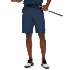 Men's Tek Gear® Solid Flat-Front Performance Golf Shorts -Outdoor Clothing Sales 4826633 Navy Romance