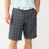 Men's Tek Gear® Plaid Flat-Front Golf Shorts -Outdoor Clothing Sales 4826634 Hawk Gray