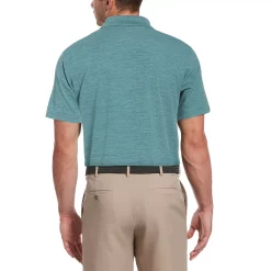 Men's Grand Slam Off Course Regular-Fit Textured Pocket Golf Polo -Outdoor Clothing Sales 4838738 ALT