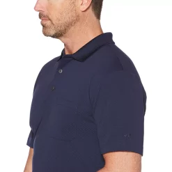 Men's Grand Slam Off Course Regular-Fit Textured Pocket Golf Polo -Outdoor Clothing Sales 4838738 ALT2