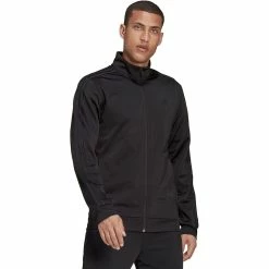 Men's adidas Tricot Track Jacket -Outdoor Clothing Sales 4882684 Black Black