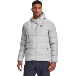 Men's Under Armour Down Hooded Jacket -Outdoor Clothing Sales 4886686 Halo Gray