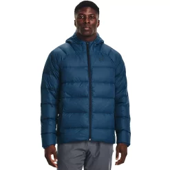 Men's Under Armour Down Hooded Jacket -Outdoor Clothing Sales 4886686 Petrol Blue