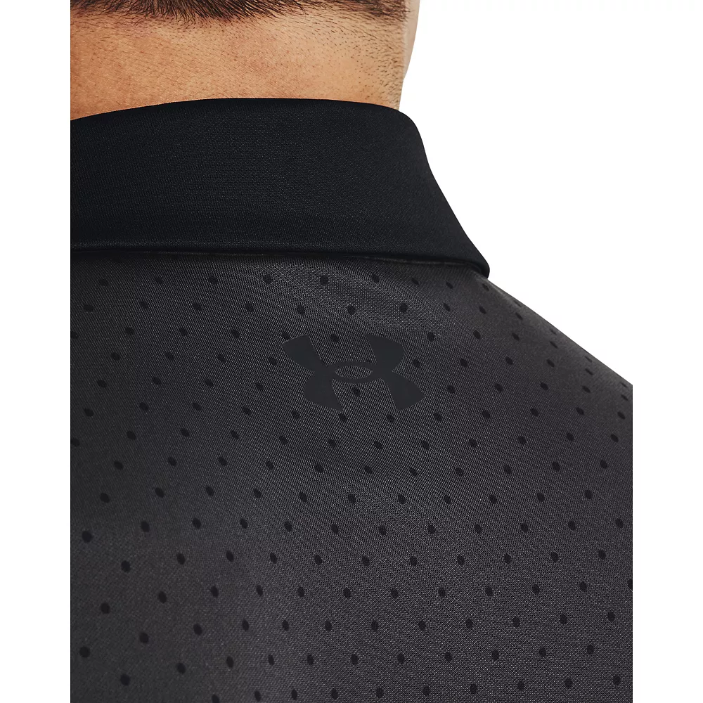 Men's Under Armour Patterned Performance Golf Polo 8 Men's Under Armour Patterned Performance Golf Polo - Image 6