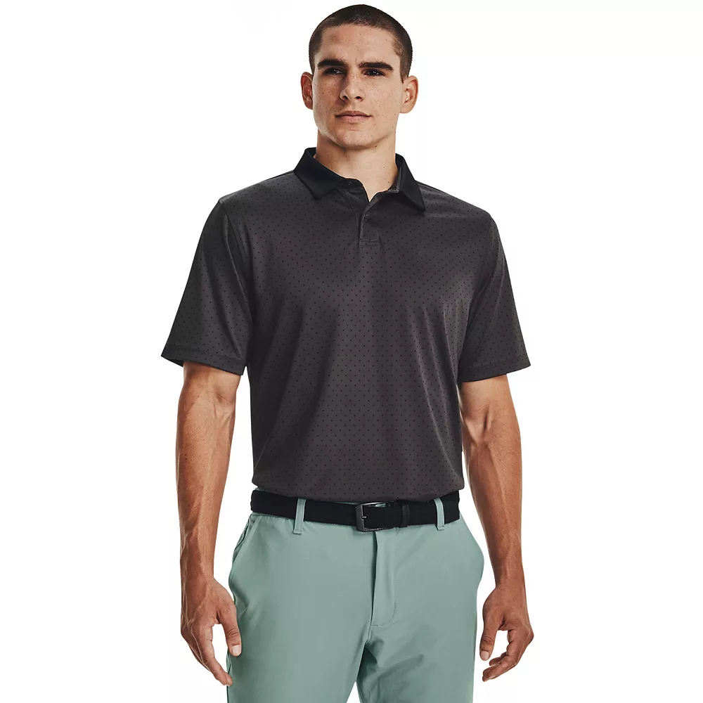 Men's Under Armour Patterned Performance Golf Polo 4 Men's Under Armour Patterned Performance Golf Polo - Image 2