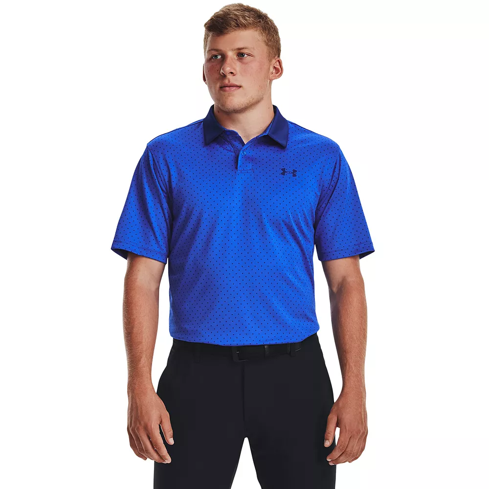 Men's Under Armour Patterned Performance Golf Polo 6 Men's Under Armour Patterned Performance Golf Polo - Image 4