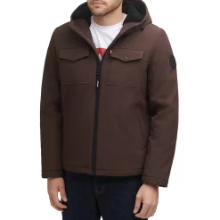 Men's Levi's® Softshell Sherpa-Lined Hooded Performance Jacket 15 Men's Levi's® Softshell Sherpa-Lined Hooded Performance Jacket -Outdoor Clothing Sales 4914295 Dark Brown