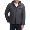 Men's Levi's® Softshell Sherpa-Lined Hooded Performance Jacket -Outdoor Clothing Sales 4914295 Graphite
