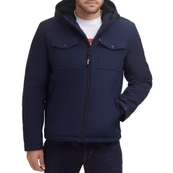 Men's Levi's® Softshell Sherpa-Lined Hooded Performance Jacket 21 Men's Levi's® Softshell Sherpa-Lined Hooded Performance Jacket -Outdoor Clothing Sales 4914295 Midnight