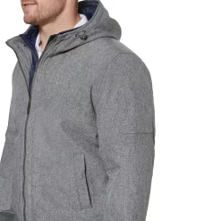 Big & Tall Dockers® Hooded Softshell Bomber Jacket with Puffer Bib -Outdoor Clothing Sales 4925373 ALT5