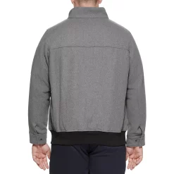 Big & Tall Dockers® Wool-Blend Stand-Collar Bomber Jacket -Outdoor Clothing Sales 4925861 ALT