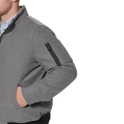 Big & Tall Dockers® Wool-Blend Stand-Collar Bomber Jacket -Outdoor Clothing Sales 4925861 ALT3