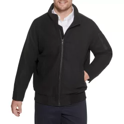 Big & Tall Dockers® Wool-Blend Stand-Collar Bomber Jacket -Outdoor Clothing Sales 4925861 Black