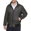 Big & Tall Dockers® Wool-Blend Stand-Collar Bomber Jacket 2 Big & Tall Dockers® Wool-Blend Stand-Collar Bomber Jacket -Outdoor Clothing Sales 4925861 End On End