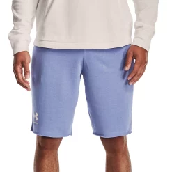 Men's Under Armour Rival French-Terry Shorts -Outdoor Clothing Sales 4931846 Washed Blue