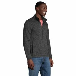 Men's Lands' End Sweater Fleece Jacket -Outdoor Clothing Sales 4941422 ALT2