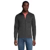 Men's Lands' End Sweater Fleece Jacket -Outdoor Clothing Sales 4941422 Charcoal