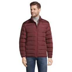 Men's Lands' End 600 Down Jacket -Outdoor Clothing Sales 4941433 Rich Burgundy