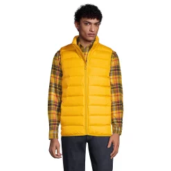Men's Lands' End 600 Down Vest -Outdoor Clothing Sales 4941436 Athletic Gold