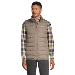 Men's Lands' End 600 Down Vest -Outdoor Clothing Sales 4941436 Cool Mushroom