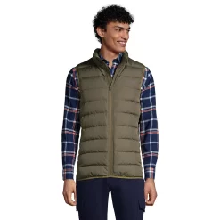 Men's Lands' End 600 Down Vest -Outdoor Clothing Sales 4941436 Forest Moss