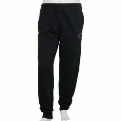 Big & Tall Champion® Powerblend Fleece Joggers -Outdoor Clothing Sales 4950510 Black