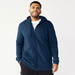 Big & Tall Tek Gear® Ultra Soft Fleece Hoodie -Outdoor Clothing Sales 4957647 Dark Blue