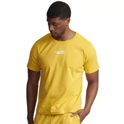 Men's Spalding Split Logo Tee -Outdoor Clothing Sales 4972108 Spicy Mustard