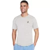 Men's Skechers® GO WALK On The Road Tech Tee -Outdoor Clothing Sales 4981355 Alloy White