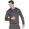 Men's Skechers® Pique Full Zip Hoodie -Outdoor Clothing Sales 4981367 Heather Charcoal