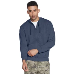 Men's Skechers® GO WALK Full Zip Hoodie -Outdoor Clothing Sales 4981371 Indigo