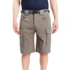 Men's Smith's Workwear Regular-Fit Stretch Performance Belted Cargo Shorts 1 Men's Smith's Workwear Regular-Fit Stretch Performance Belted Cargo Shorts -Outdoor Clothing Sales 4982002 Grey