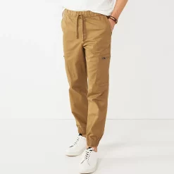 Men's Sonoma Goods For Life® Zip Cargo Jogger Pants -Outdoor Clothing Sales 5004505 Woodgrain