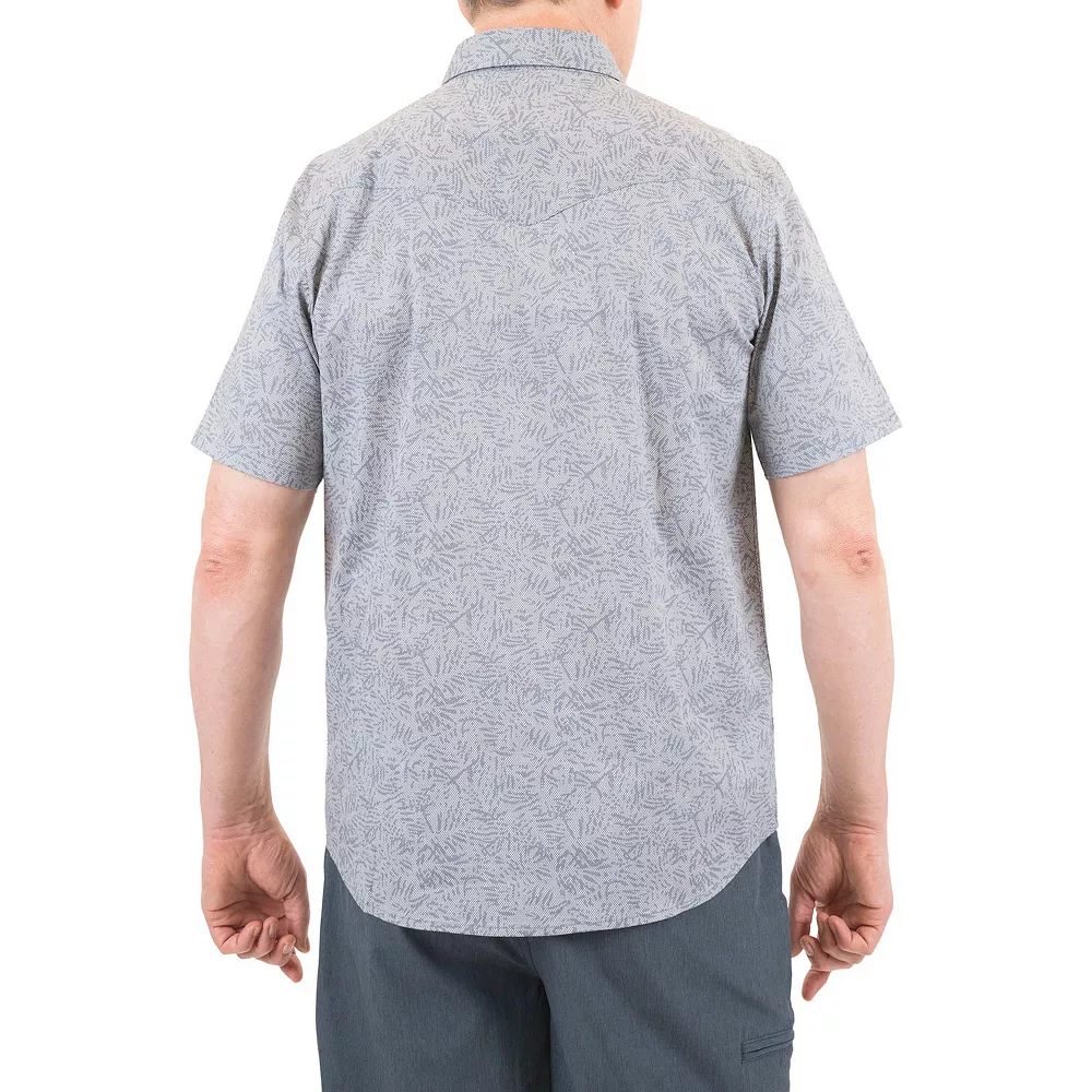 Men's Mountain and Isles Regular-Fit Chambray Floral Snap-Front Shirt 4 Men's Mountain and Isles Regular-Fit Chambray Floral Snap-Front Shirt - Image 2