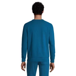 Men's Lands' End Classic-Fit French Terry Crewneck Sweatshirt -Outdoor Clothing Sales 5015811 ALT