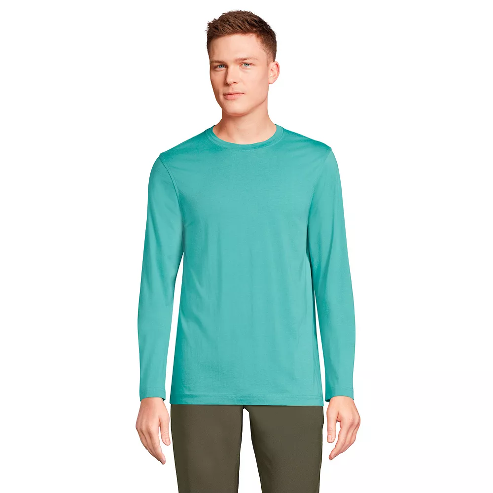 Men's Lands' End Classic-Fit Supima Tee 9 Men's Lands' End Classic-Fit Supima Tee - Image 7