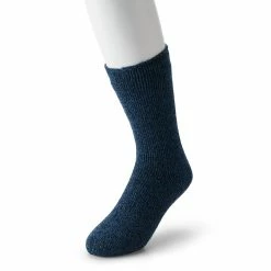 Men's Heat Holders Thermal Twist Crew Socks -Outdoor Clothing Sales 5023542 Navy