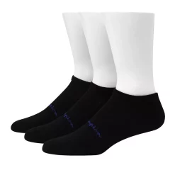 Men's Champion® 3-pack Compression No-Show Sport Socks -Outdoor Clothing Sales 5088355 Black