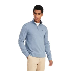 Men's Tommy Hilfiger Logo Quarter-Zip Top