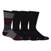 Men's Columbia 4-pack Heather Ribbed Half-Cushioned Crew Socks -Outdoor Clothing Sales 5106325 Grey Stripe