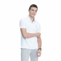 Men's Tommy Hilfiger Justin Polo -Outdoor Clothing Sales 5106509 Bright White