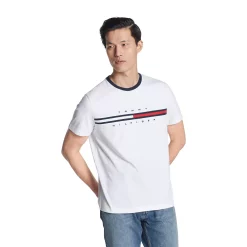 Men's Tommy Hilfiger Tino Logo Tee -Outdoor Clothing Sales 5109060 Bright White