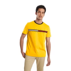 Men's Tommy Hilfiger Tino Logo Tee -Outdoor Clothing Sales 5109060 Golden Rod