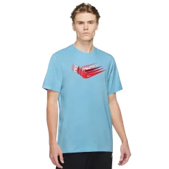 Men's Nike Swoosh Tee 18 Men's Nike Swoosh Tee -Outdoor Clothing Sales 5118586 Blue Chill