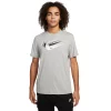 Men's Nike Swoosh Tee -Outdoor Clothing Sales 5118586 Dark Gray Heather