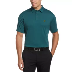 Men's Jack Nicklaus StayDri Regular-Fit Textured Solid Golf Polo -Outdoor Clothing Sales 5119927 Atlantic Deep