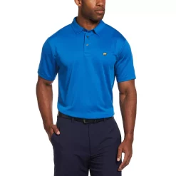 Men's Jack Nicklaus StayDri Regular-Fit Textured Solid Golf Polo -Outdoor Clothing Sales 5119927 Skydiver