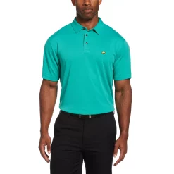 Men's Jack Nicklaus StayDri Regular-Fit Textured Solid Golf Polo -Outdoor Clothing Sales 5119927 Vivid Green