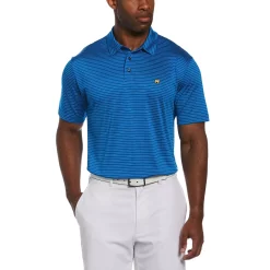 Men's Jack Nicklaus StayDri Regular-Fit Striped Performance Golf Polo -Outdoor Clothing Sales 5119960 Skydiver