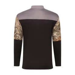 Men's Realtree Performance Edge Camo Quarter-Zip Pullover Top -Outdoor Clothing Sales 5126072 ALT